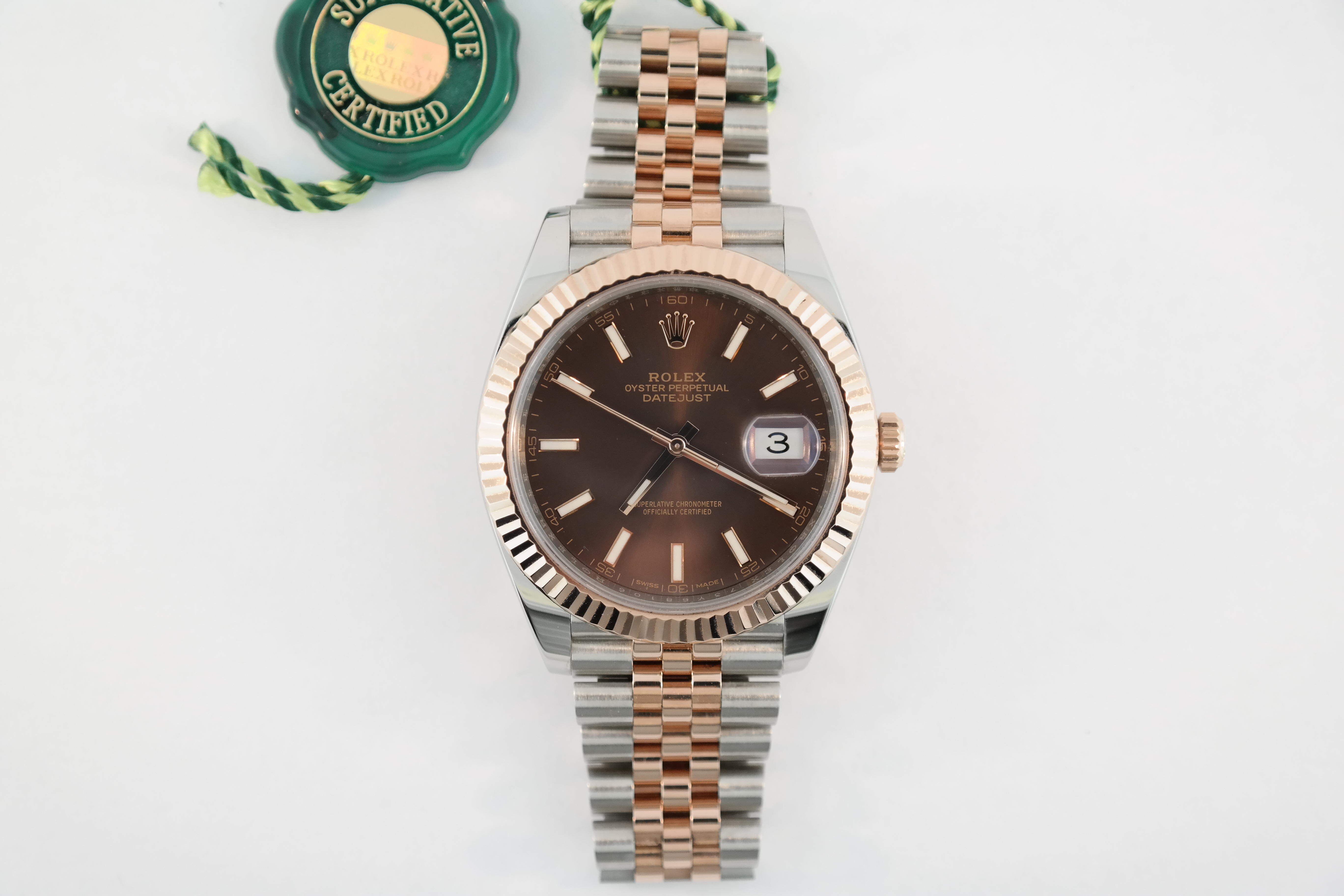 rolex datejust 41 chocolate dial